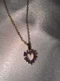 Purple Heart Necklace