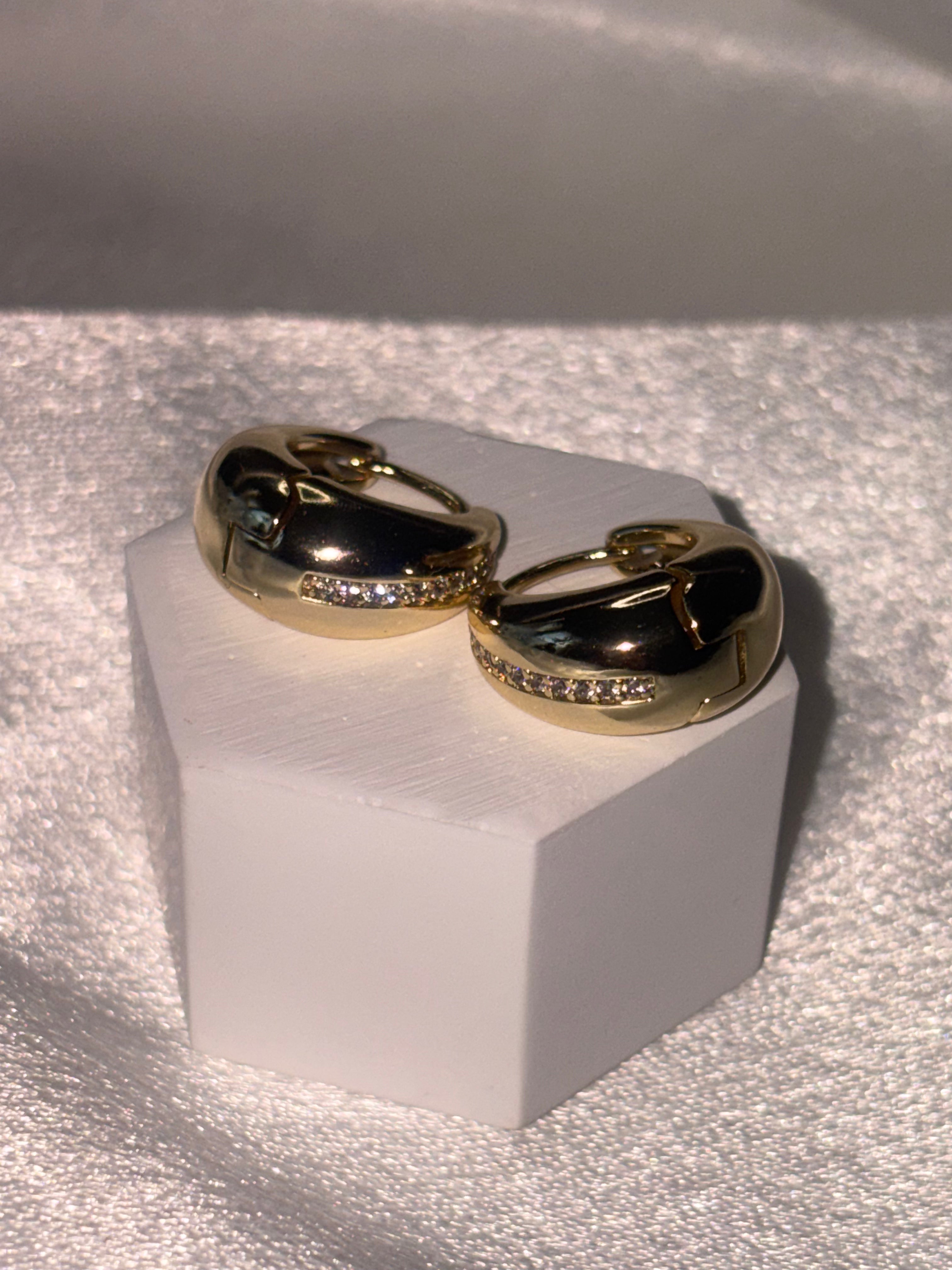 Vintage Circle hoop earrings