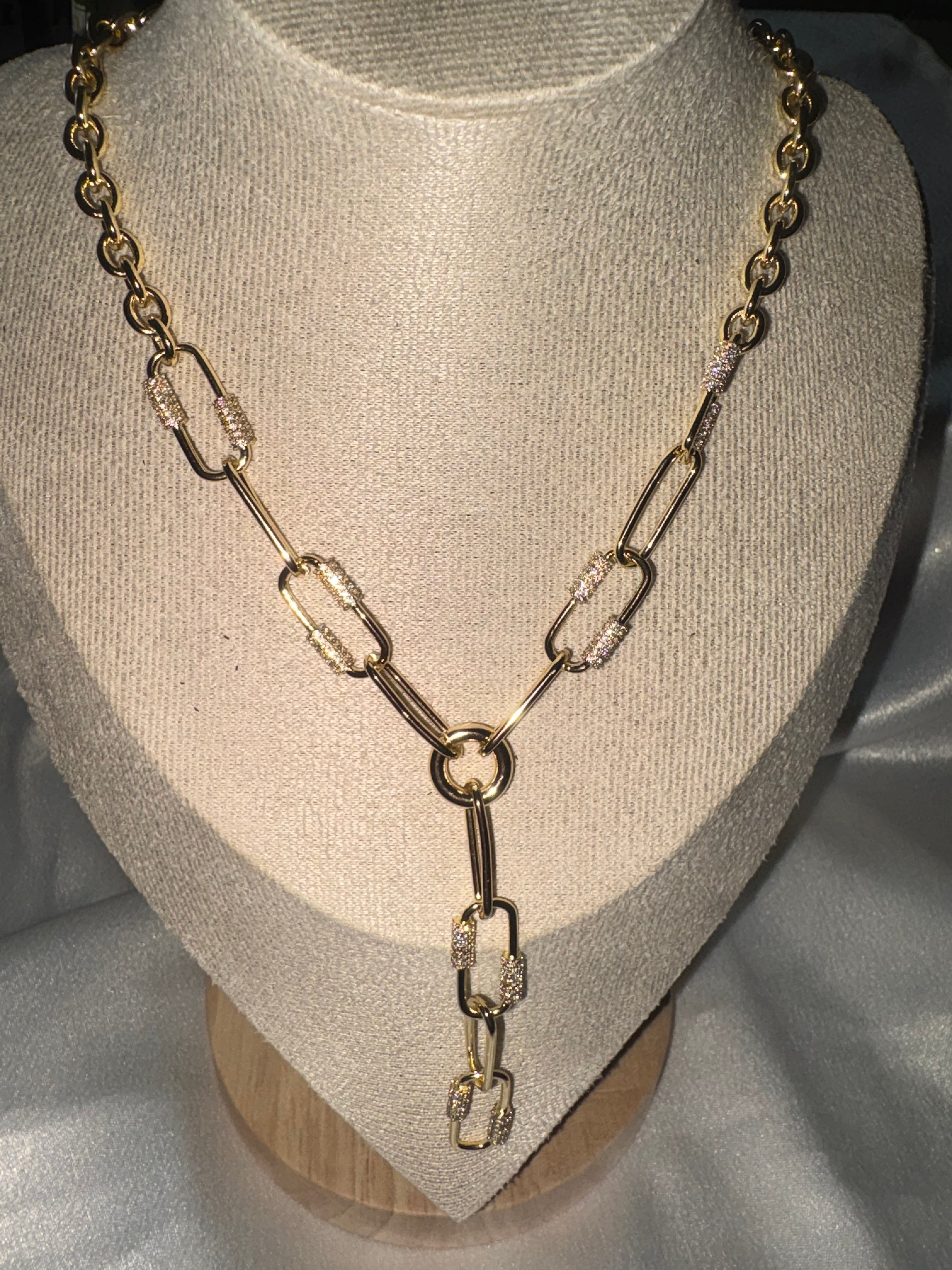 Glam Drop chain Necklace