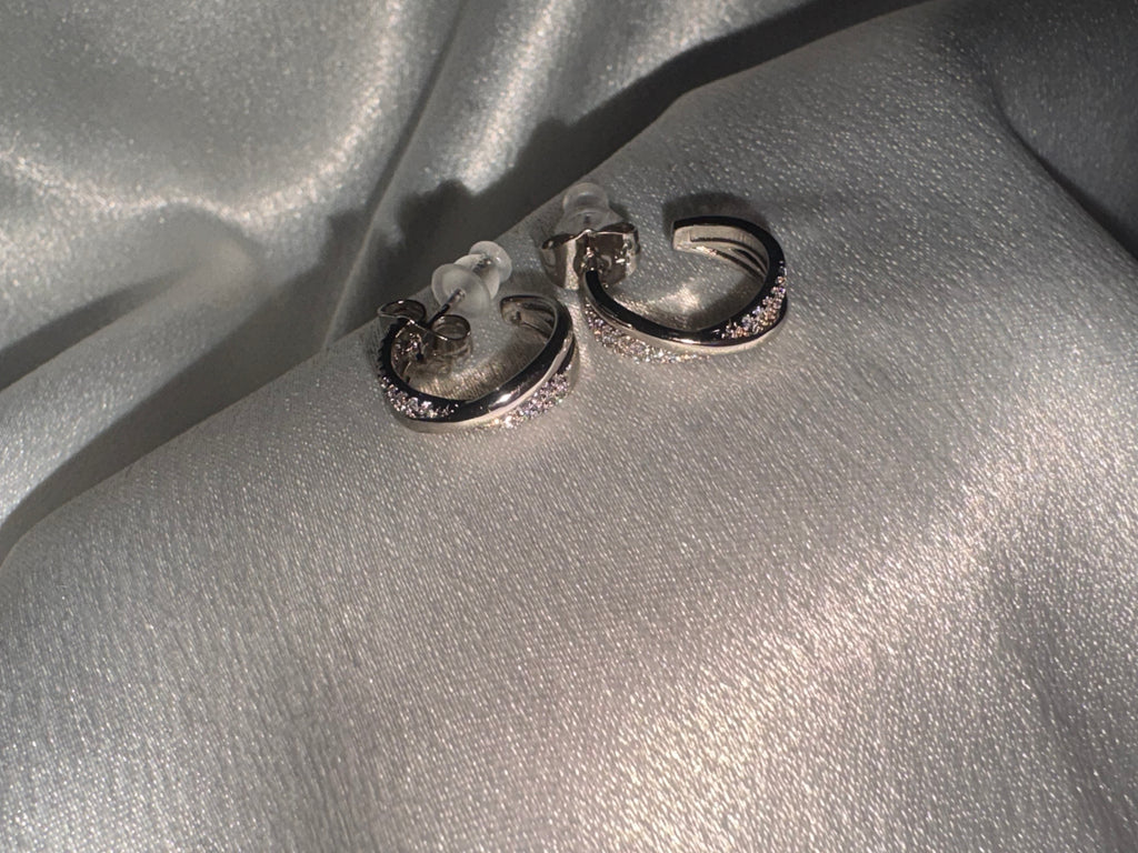 Silver Small Hoops