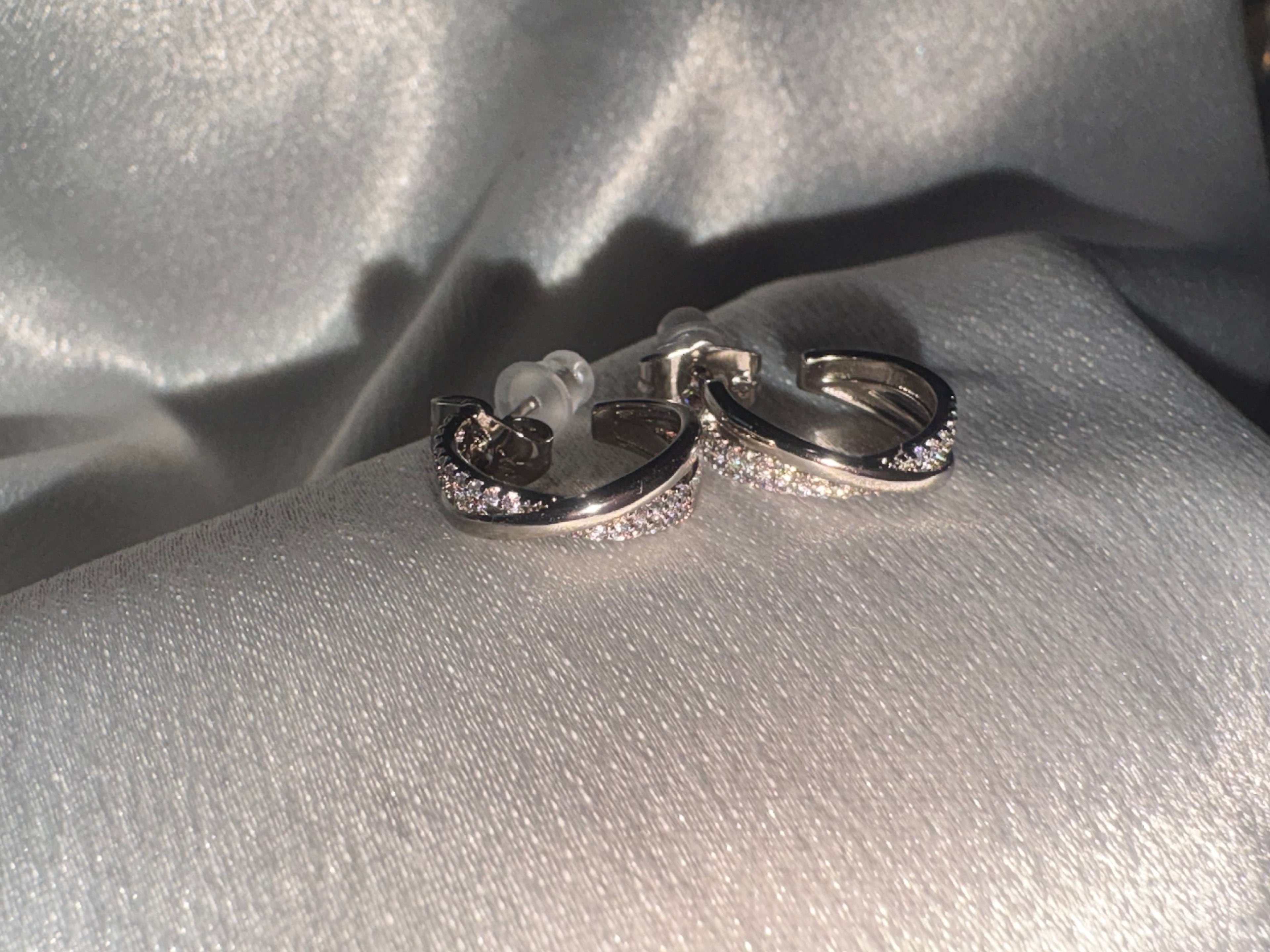 Silver Small Hoops